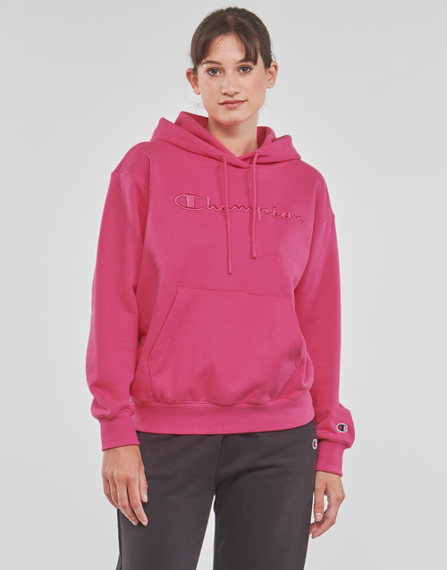 Champion Hooded Sweatshirt Rose - Livraison Gratuite | Spartoo ! -  Vêtements Sweats Femme 45,00 €