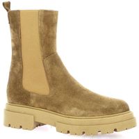 Chaussures Femme Boots Pao Boots cuir velours Camel