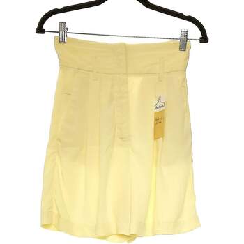 Vêtements Femme Face Shorts / Bermudas Mango short  34 - T0 - XS Jaune Jaune