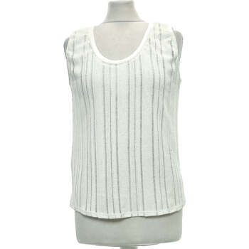 Vêtements Femme Débardeurs / T-shirts Woven sans manche Mango débardeur  40 - T3 - L Blanc Blanc