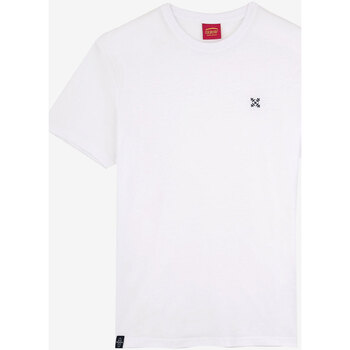 Vêtements Homme T-shirts manches courtes Oxbow Tee shirt manches courtes Modal O2TORNAT Blanc