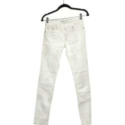 Vêtements Femme label Jeans Maje jean droit femme  32 Blanc Blanc