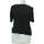 Vêtements Femme Cropped-Pullover mit Rüschensaum Weiß Suncoo top manches courtes  36 - T1 - S Noir Noir