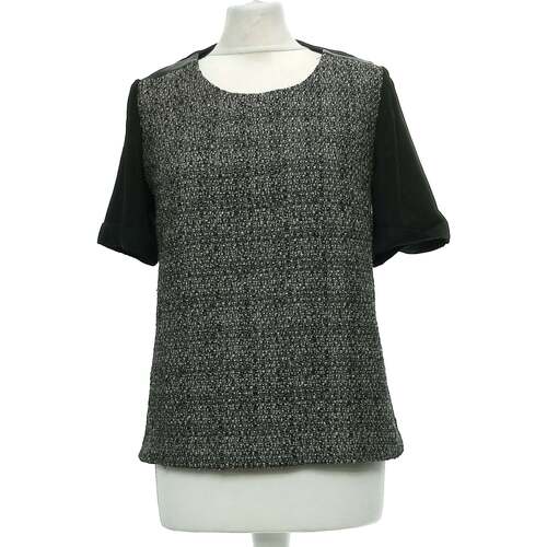 Vêtements Femme T-shirts monochrome & Polos Morgan top manches courtes  38 - T2 - M Noir Noir