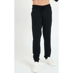 Vêtements Homme Sandales et Nu-pieds Studio Cashmere8 LUKE 7 Pantalon de survêtement - 100% cachemire noir