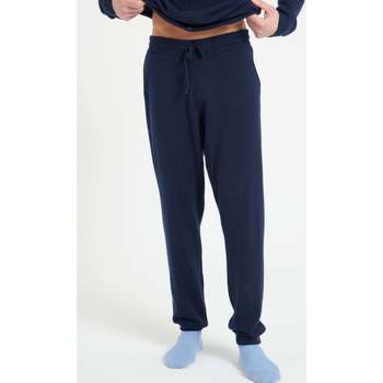 Vêtements Homme Pantalons de survêtement Studio Cashmere8 LUKE 7 Pantalon de survêtement - 100% cachemire bleu marine