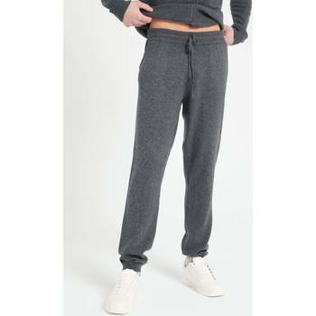 Vêtements Homme Pantalons de survêtement Studio Cashmere8 LUKE 7 Pantalon de survêtement - 100% cachemire gris anthracite