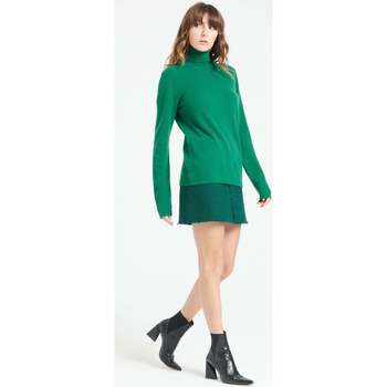 Vêtements Femme Pulls Studio Cashmere8 LILLY 3 Pull col roulé - 100% cachemire vert emeraude