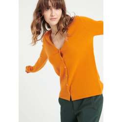 Vêtements Femme Gilets / Cardigans Studio Cashmere8 LILLY 7 Orange