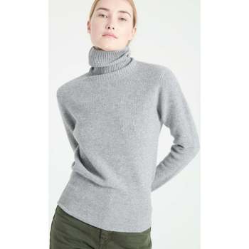 Vêtements Femme Pulls Studio Cashmere8 LILLY 21 Pull col roulé - 100% cachemire gris clair