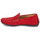Chaussures Homme Mocassins Pellet CADOR Velours rouge