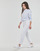 Vêtements Femme Chemises / Chemisiers Pieces PCIRENA LS OXFORD SHIRT Blanc / Bleu