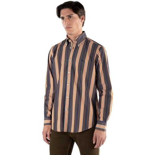 Vêtements Homme Chemises manches longues Corine De Farme CRI011012048B Marron