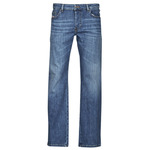 Bershka Mellanblå superskinny jeans med slitna detaljer