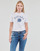 Vêtements Femme T-shirts manches courtes Diesel T-REG-G7 Blanc / Bleu