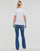Vêtements Femme T-shirts manches courtes Diesel T-REG-G7 Blanc / Bleu