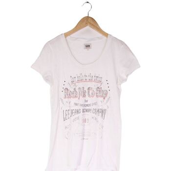 Vêtements Femme T-shirts manches courtes Lee T-shirt manches courtes  - L Blanc