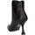 Chaussures Femme Low boots Hersuade 22140 Bottes et bottines Femme Tronchetto noir Punta Noir