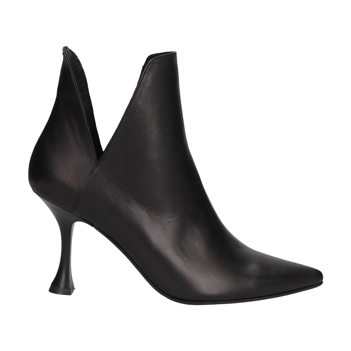 Chaussures Femme Low boots Hersuade 22140 Bottes et bottines Femme Tronchetto noir Punta Noir