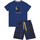Vêtements Homme Pyjamas / Chemises de nuit Arthur Pyjama Court coton vichy Bleu
