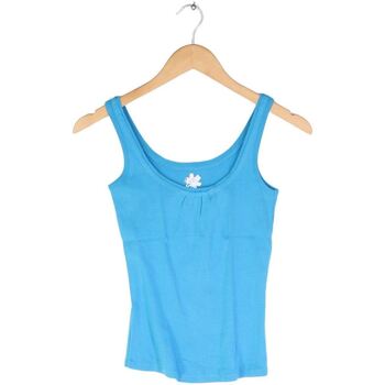 Vêtements Femme Débardeurs / T-shirts sans manche Camaieu Debardeur, Bustier  - Taille 34 Bleu