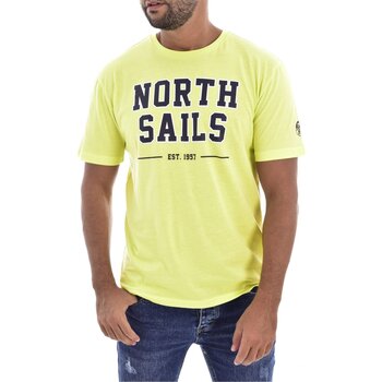 Vêtements Homme T-shirts manches courtes North Sails 2406 Jaune