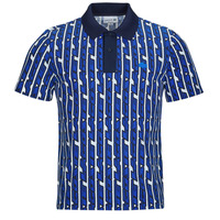 Vêtements Homme Polos manches courtes Lacoste PH5655-ANY Bleu / Blanc
