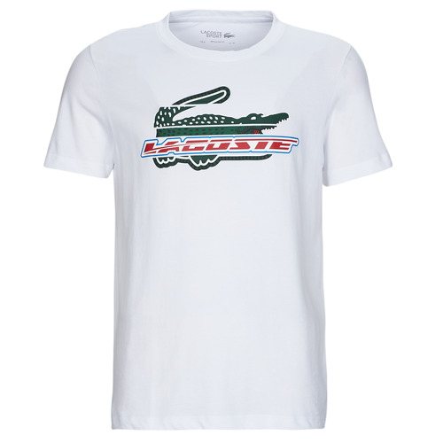 Vêtements Homme T-shirts manches courtes Lacoste TH5156-001 Blanc