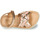 Chaussures Fille Sandales et Nu-pieds Mod'8 Jokine Rose Metallise Or, Sandales Fille, Rose