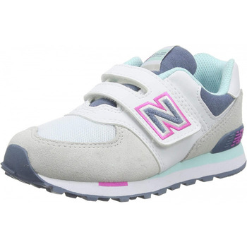 Chaussures Fille Baskets mode New Balance Yv574nlh, Basket Fille Blanc