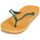 Chaussures Tongs Havaianas BRASIL LOGO Jaune / Vert