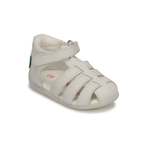 Chaussures Enfant Giorgio Armani monogram-pattern print T-shirt Kickers BIGFLO-2 Blanc