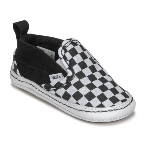 Chaussures Enfant Slip ons Vans IN SLIP-ON V CRIB Noir / Blanc