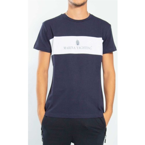 Vêtements Homme T-shirts manches courtes Marina Yachting 221T04008 Bleu