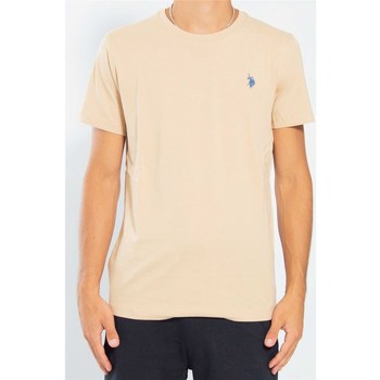 Vêtements Homme T-shirts manches courtes U.S Polo Assn. MICK 49351 EH33 Beige