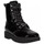 Chaussures Fille Fussbett crossover-strap sandals HASKELL BLACK PATENT Noir