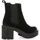 Chaussures Femme Kardashian Boots Spaziozero Kardashian Boots cuir velours Noir