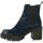 Chaussures Femme Boots Spaziozero Boots cuir velours Marine