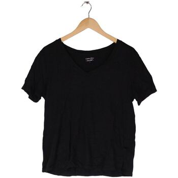 Vêtements Femme T-shirts manches courtes Camaieu Tee-shirt  - Taille 40 Noir