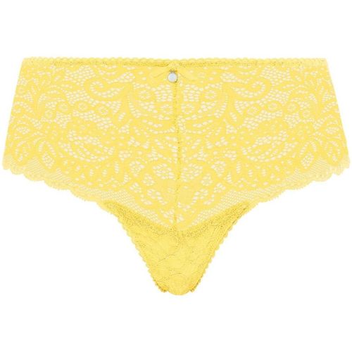 Sous-vêtements Femme Top 5 des ventes Pomm'poire Shorty tanga jaune Tapageuse Jaune