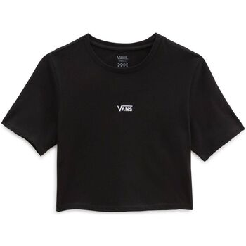 Vêtements Femme T-shirts & Polos Vans VN0A54QUBLK1 WM FLYING V CROP-BLACK Noir