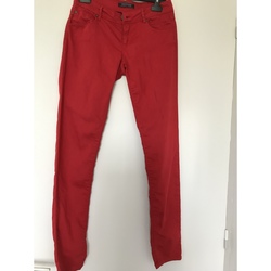 Vêtements Femme Pantalons 5 poches Bonobo Pantalon rouge Rouge
