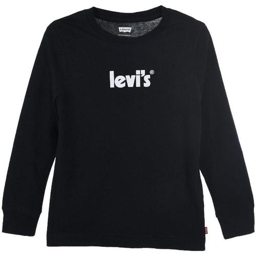 Vêtements Garçon T-shirts manches courtes Levi's  Noir