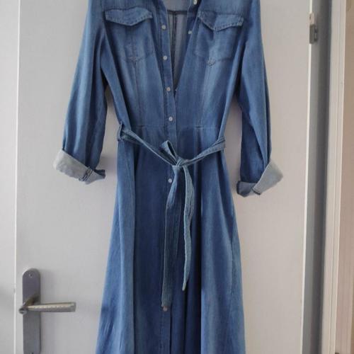 Caroll Robe jean Bleu - Vêtements Robes longues Femme 55,00 €