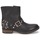 Chaussures Femme Boots Pieces ISADORA LEATHER BOOT Noir