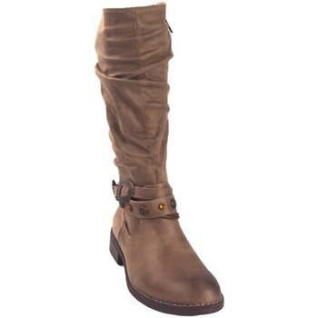 chaussures mtng  botte femme mustang 52462 taupe 