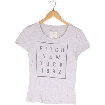 Vêtements Femme T-shirts manches courtes Abercrombie And Fitch Tee-shirt  - Taille 38 Gris