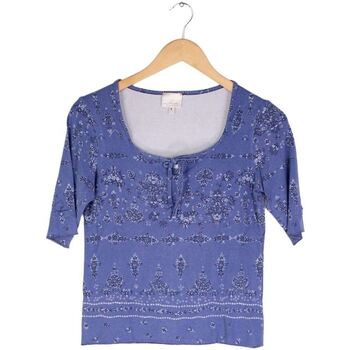 Vêtements Femme T-shirts manches courtes Camaieu Tee-shirt  - Taille 38 Bleu