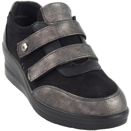 Chaussures Femme Multisport Amarpies Zapato señora  22424 ajh negro Noir