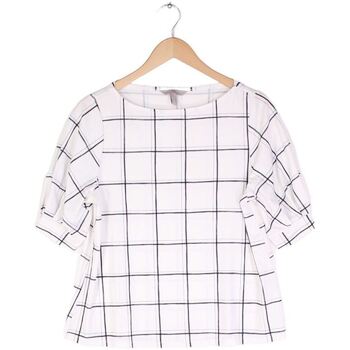 Vêtements Femme T-shirts manches courtes H&M Tee-shirt  - Taille 38 Blanc